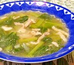 小松菜のエスニックスープ